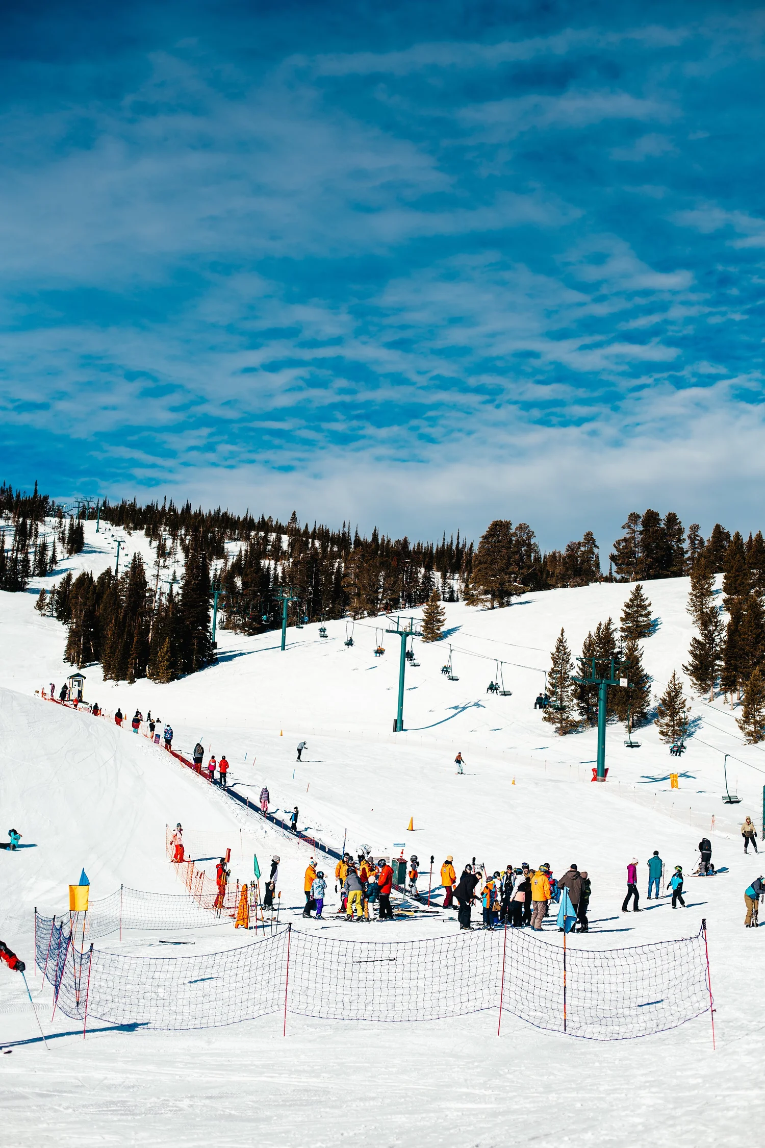 First-time skier at Showdown
